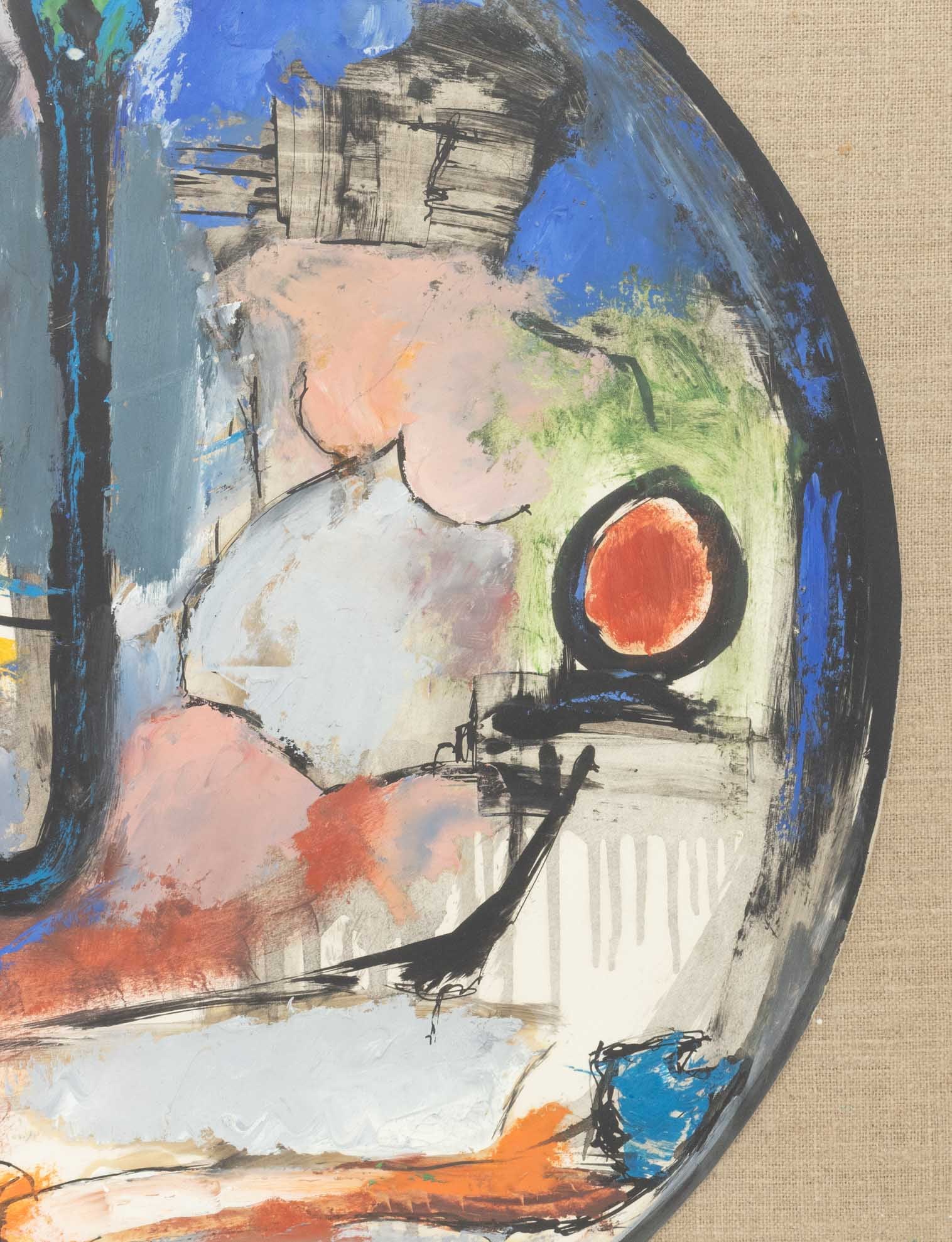 Agudelo Abstract Composition Mixed Media - 5