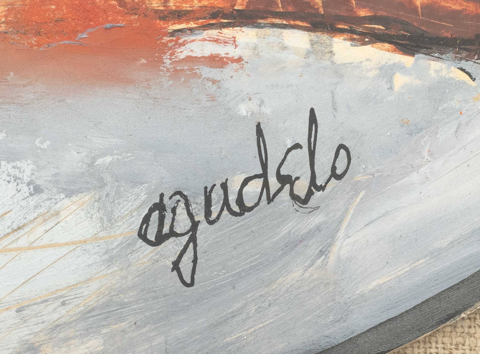 Agudelo Abstract Composition Mixed Media - 6