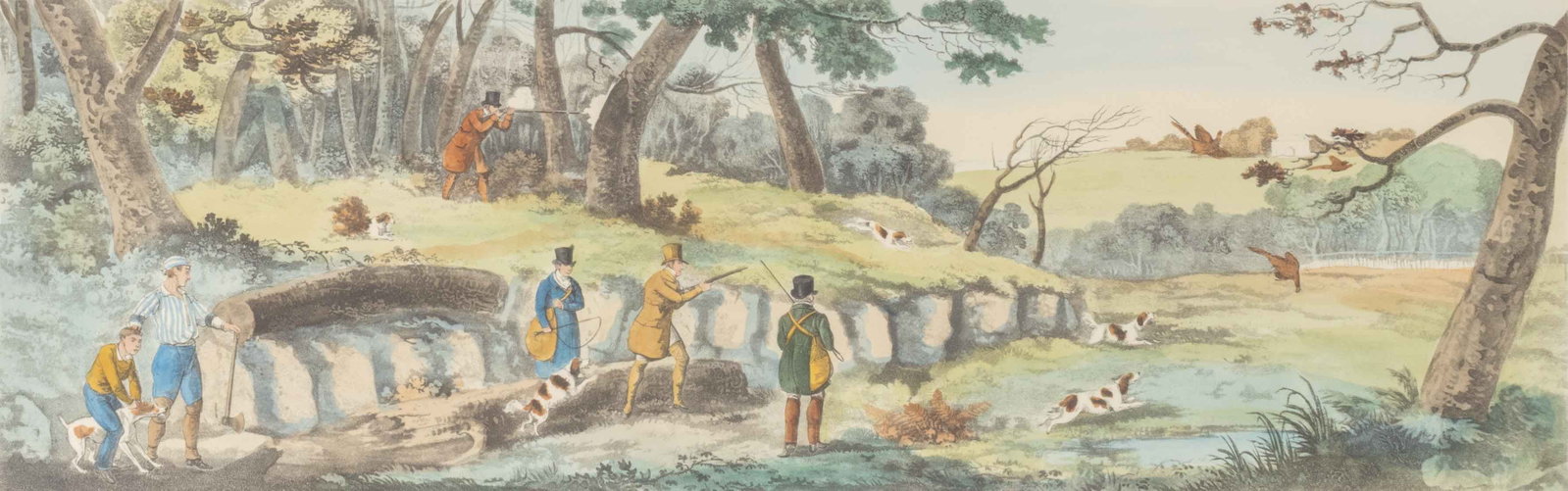 Thomas Sutherland "Pheasant Shooting" Lithograph - 2