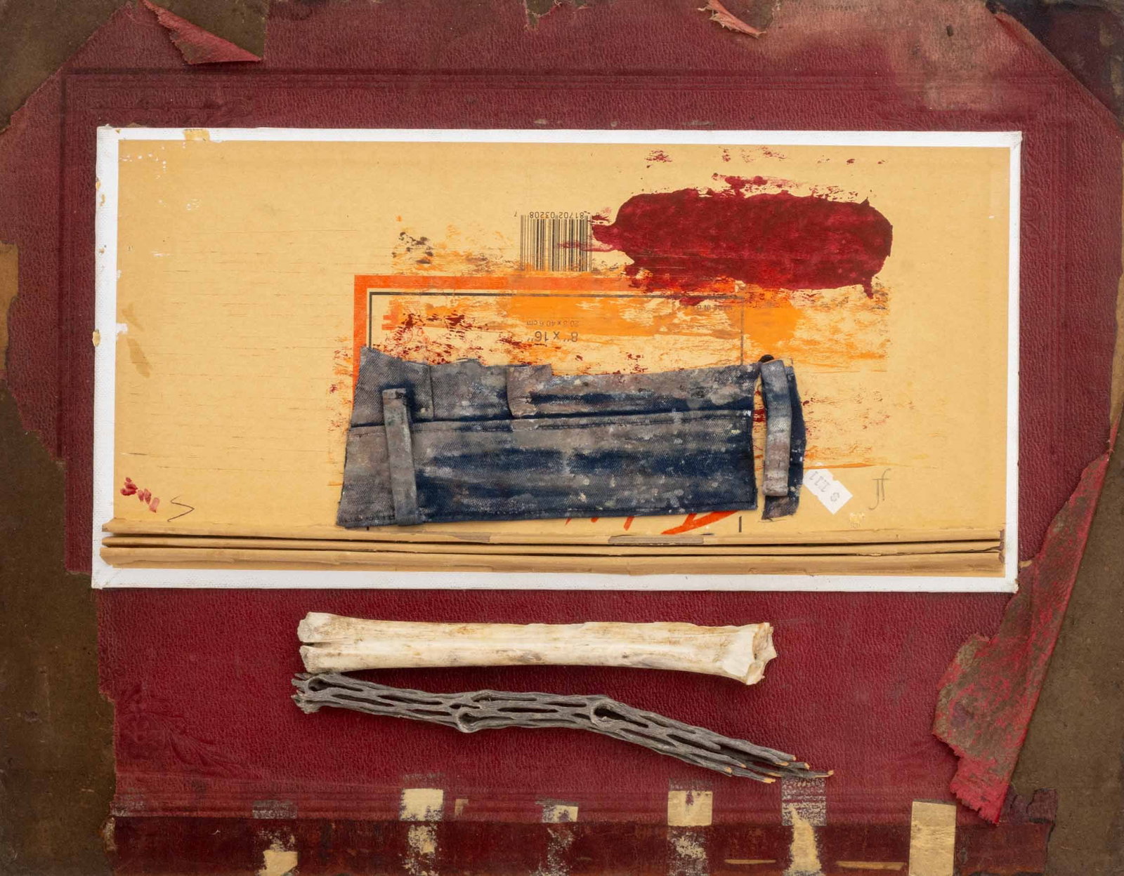 Joy Floyd "Red" Collage, 2002 - 2