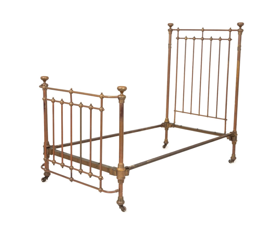 Victorian Brass and Iron Bed Frame (1 of 13)