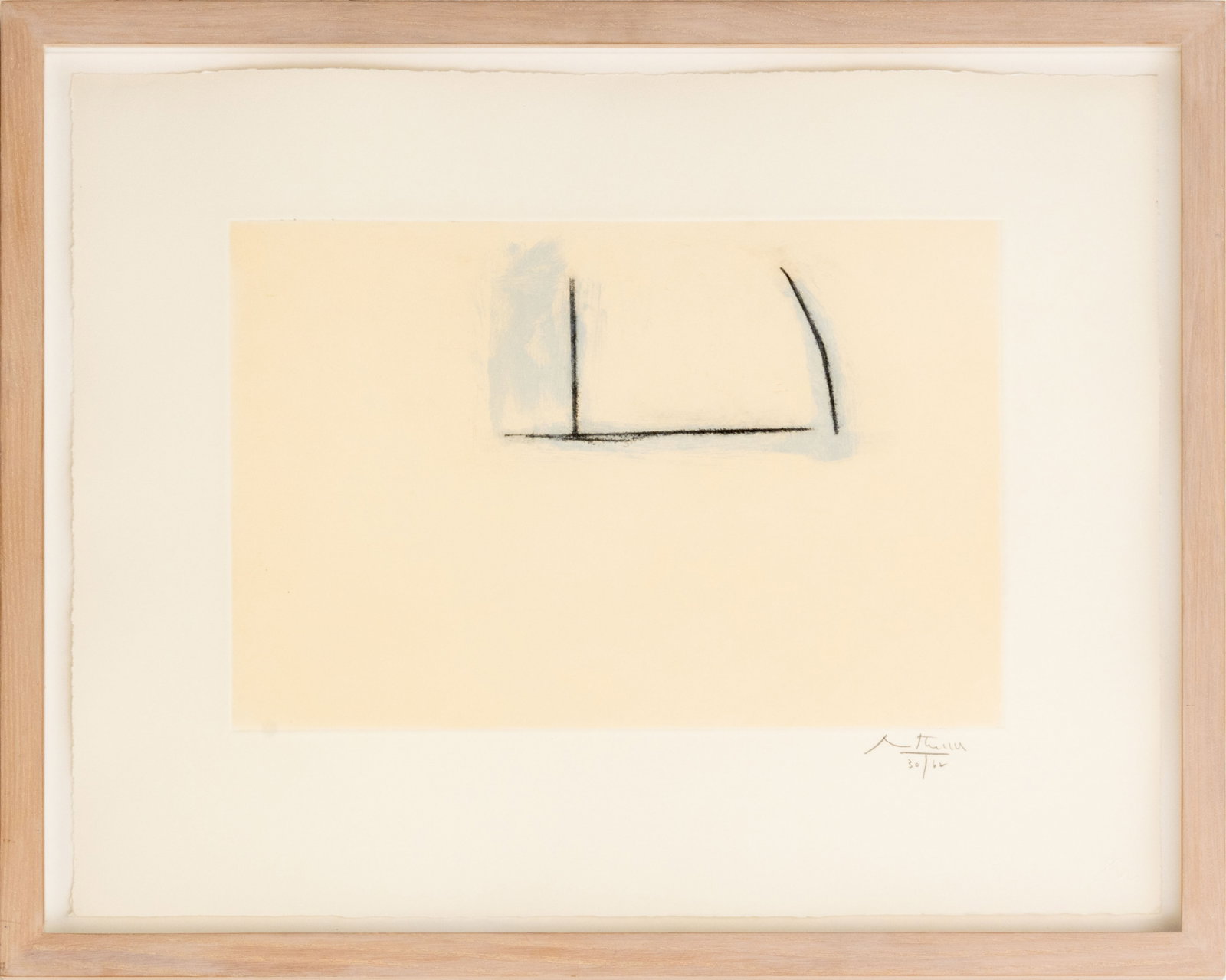 Robert Motherwell "Naples Yellow Open", 1984 (1 of 8)