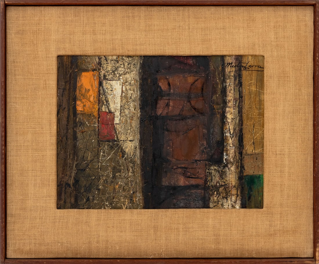 Mirta Cerra Herrera "Idol" Oil on Canvas Board (1 of 10)