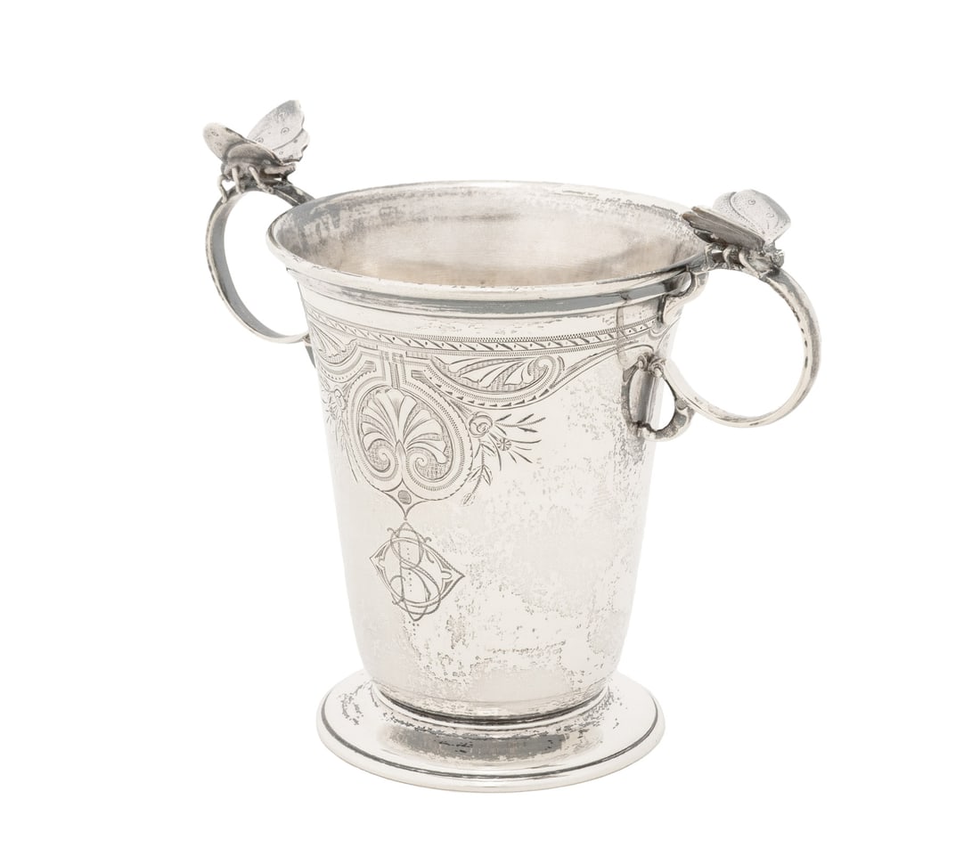American Reconstruction Sterling Silver Cup, 1868 (1 of 8)
