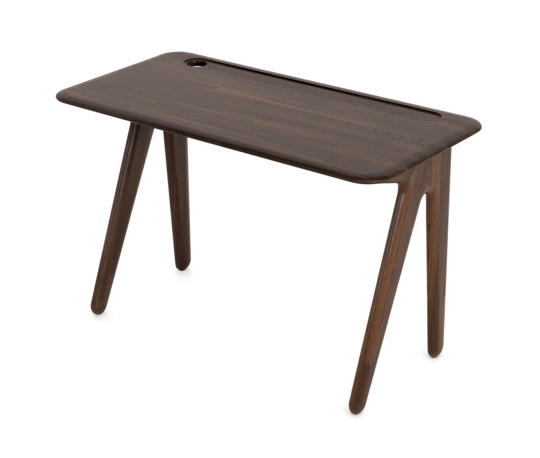 Tom Dixon Fumed Brushed Oak Slab Desk (1 of 8)