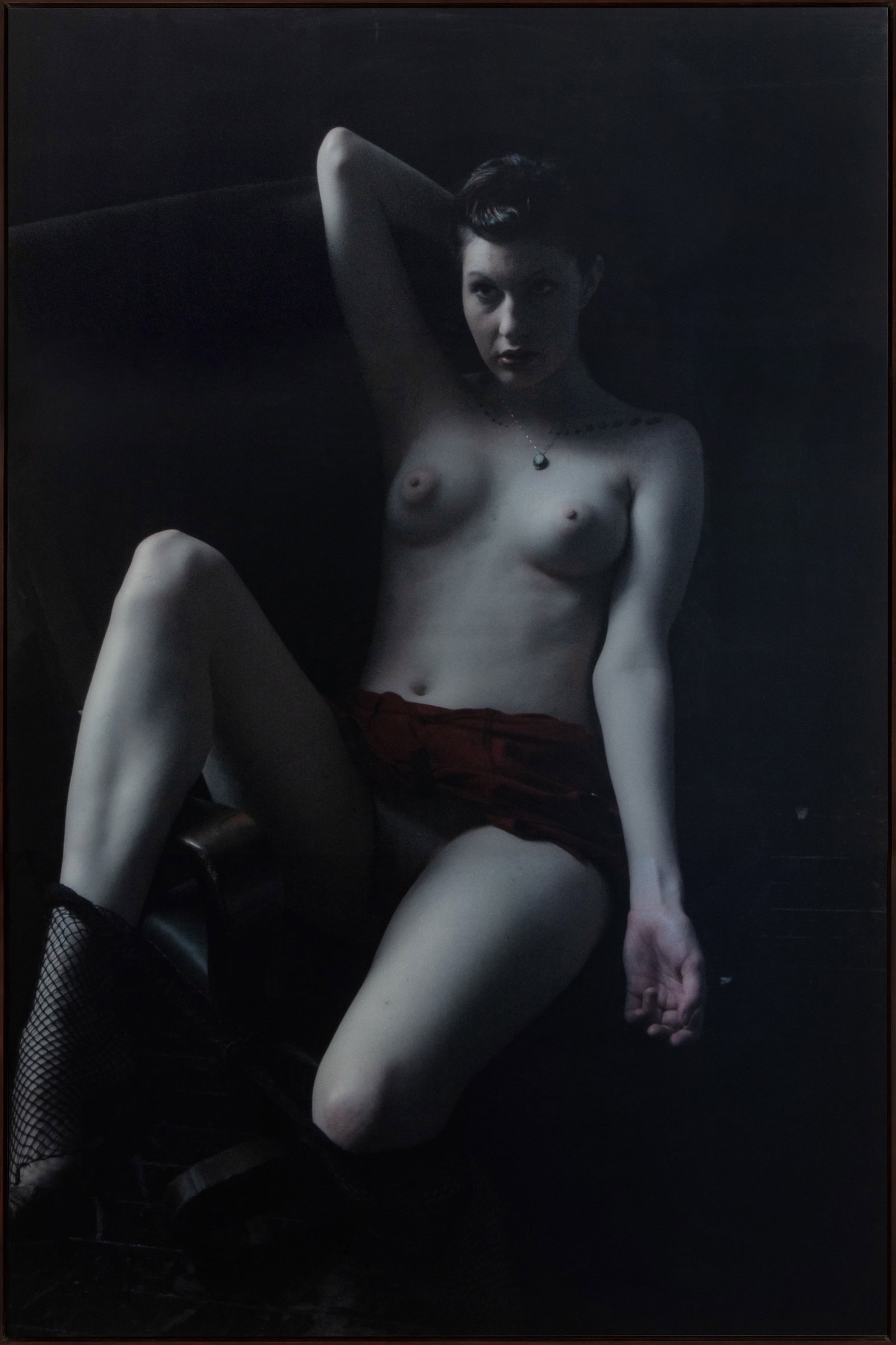 Martin Eder "Les Nus #0098" C-Print, 2006: Martin Eder (German, b.1968), "Les Nus #0098" [The Nudes #0098], Chromogenic Print, 2006, from an edition of 3, WVZ 771, signed, titled, numbered, and inventoried by artist on reverse, with Galerie