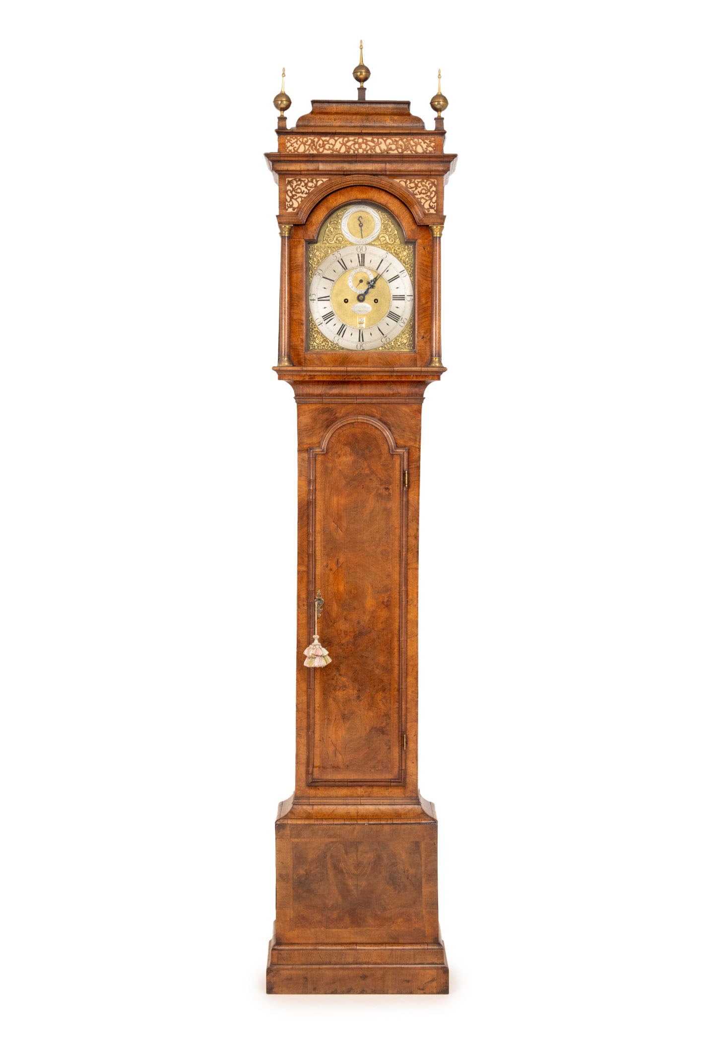 George II Walnut Striking Longcase Clock (1 of 18)