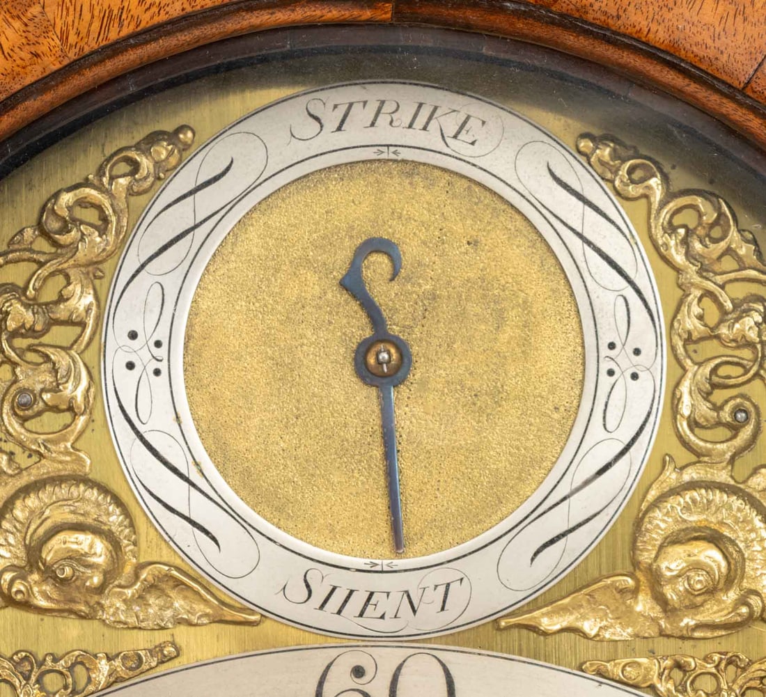 George II Walnut Striking Longcase Clock - 7