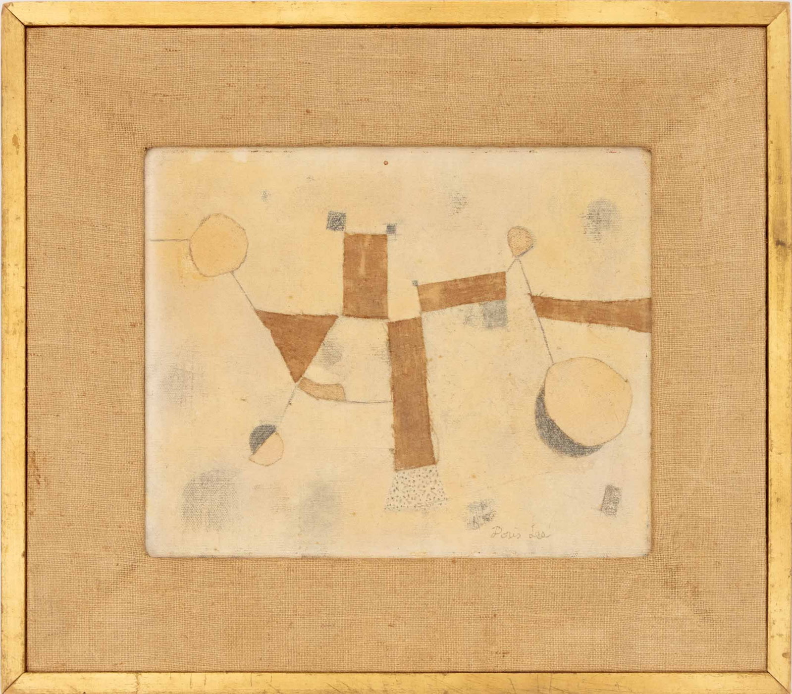 Doris Lee "White Collage" Oil & Collage, ca. 1950 (1 of 7)