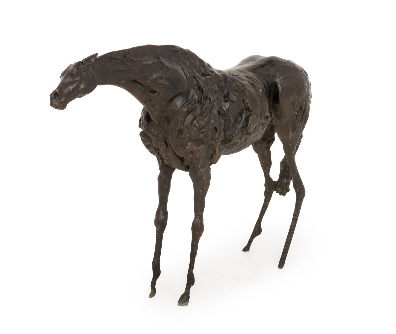 John Dann Brutalist Horse Bronze Sculpture (1 of 16)