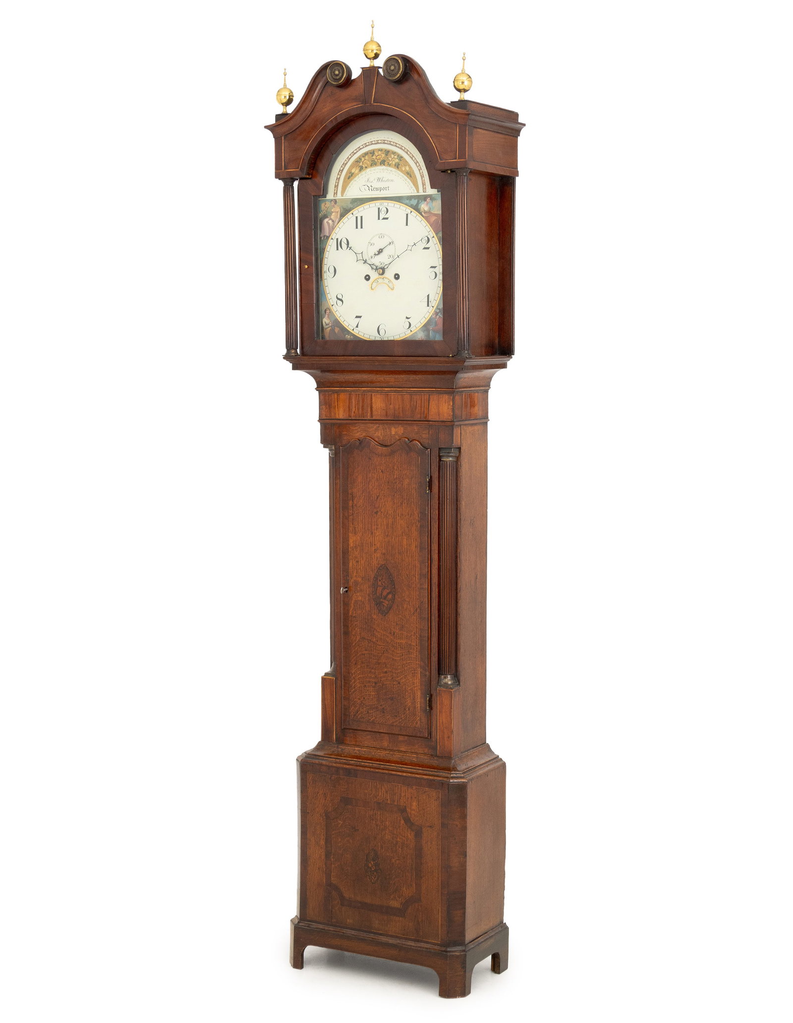 George IV Mahogany & Oak Longcase Clock, ca. 1825 (1 of 17)