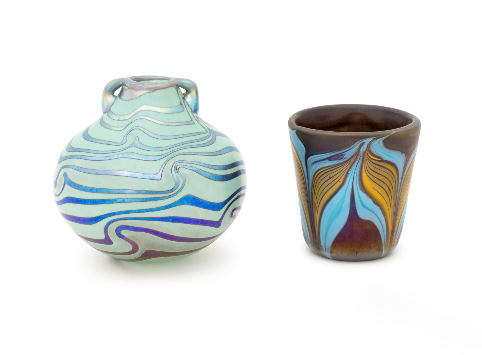 Iridescent Glass Vessels, 2 (1 of 14)
