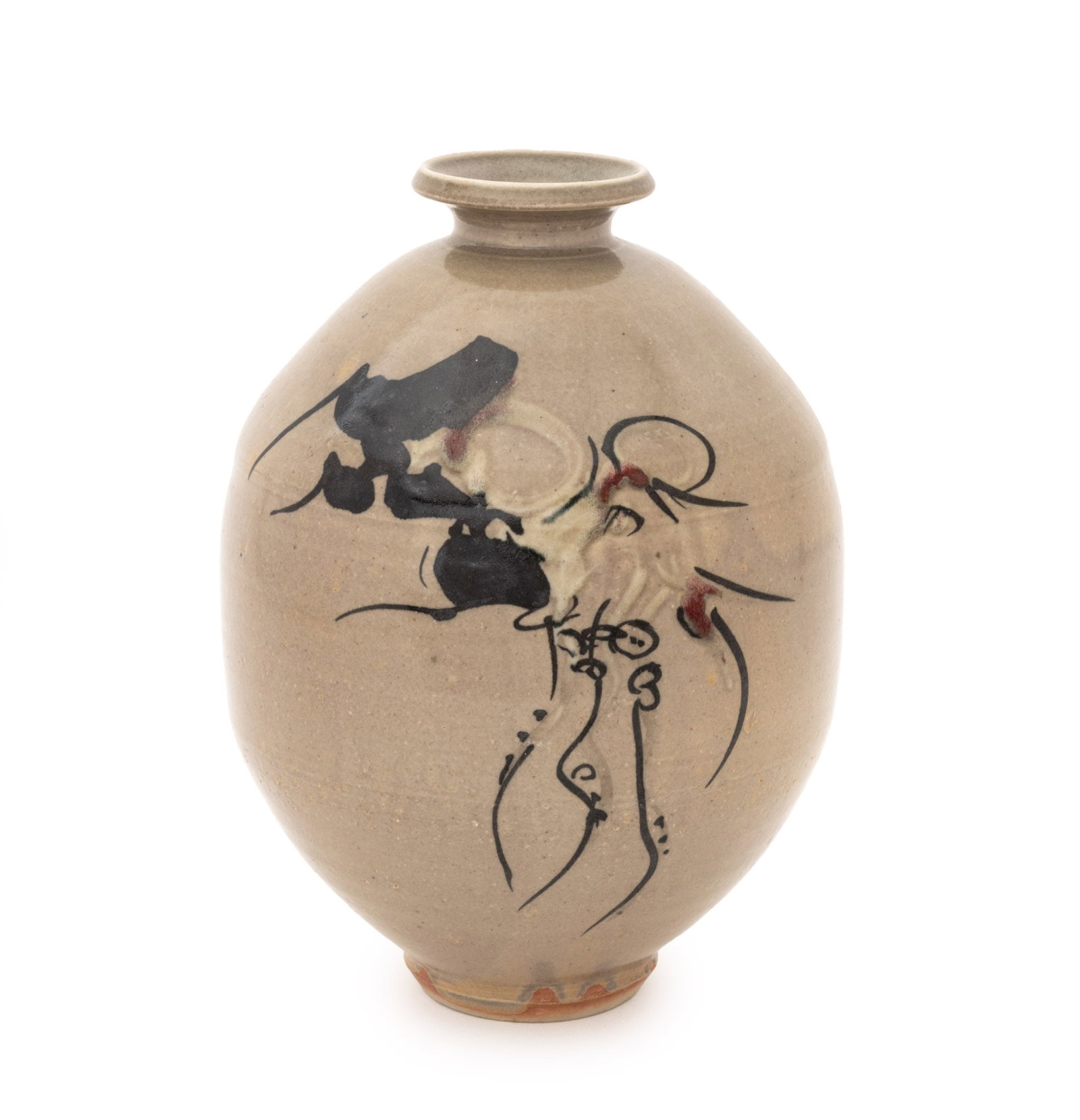 Wayne Ngan Abstract Orchid Motif Bottle Vase (1 of 10)