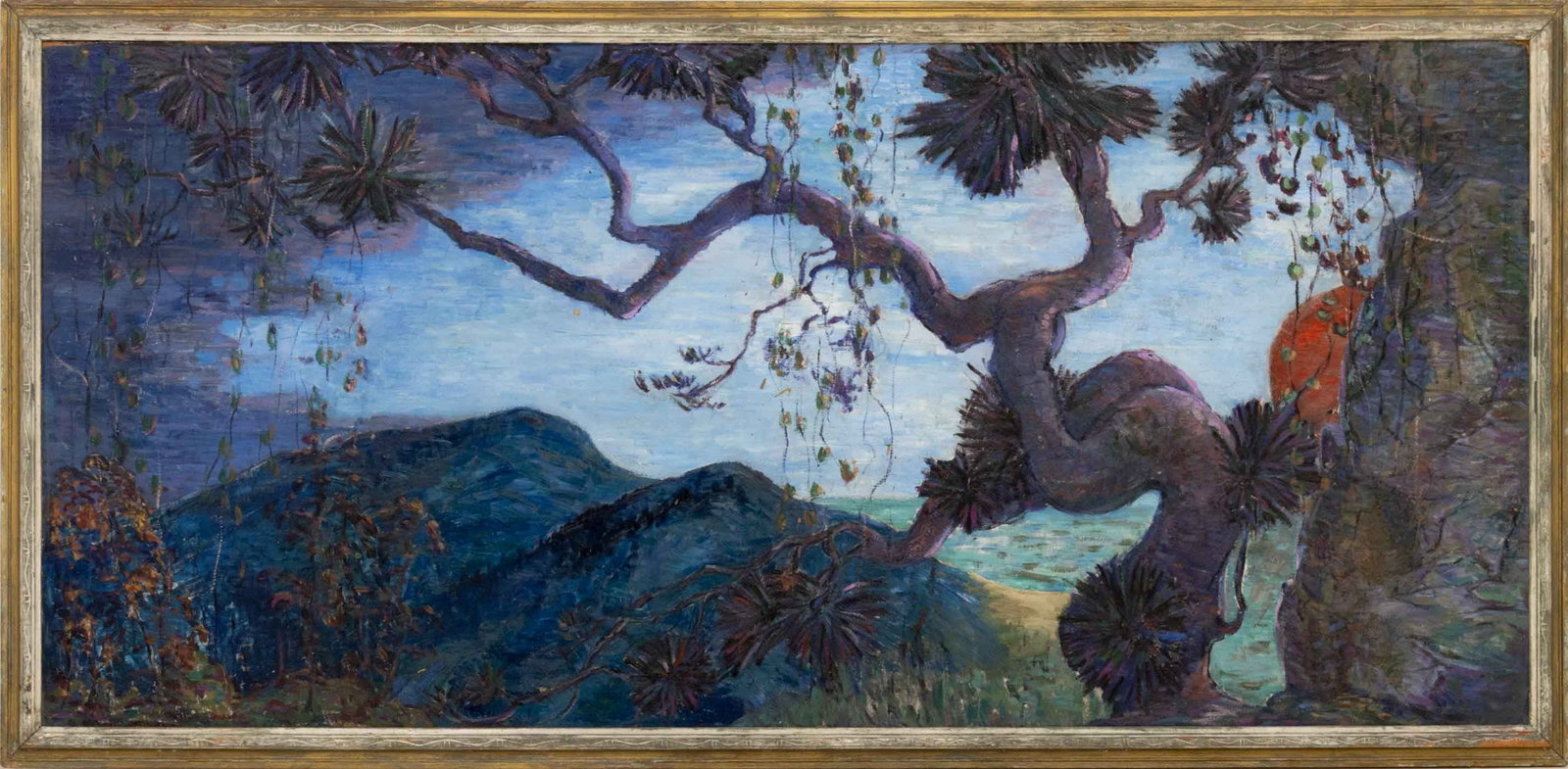 Impressionistic Coastal Landscape Oil on Panel (1 of 8)