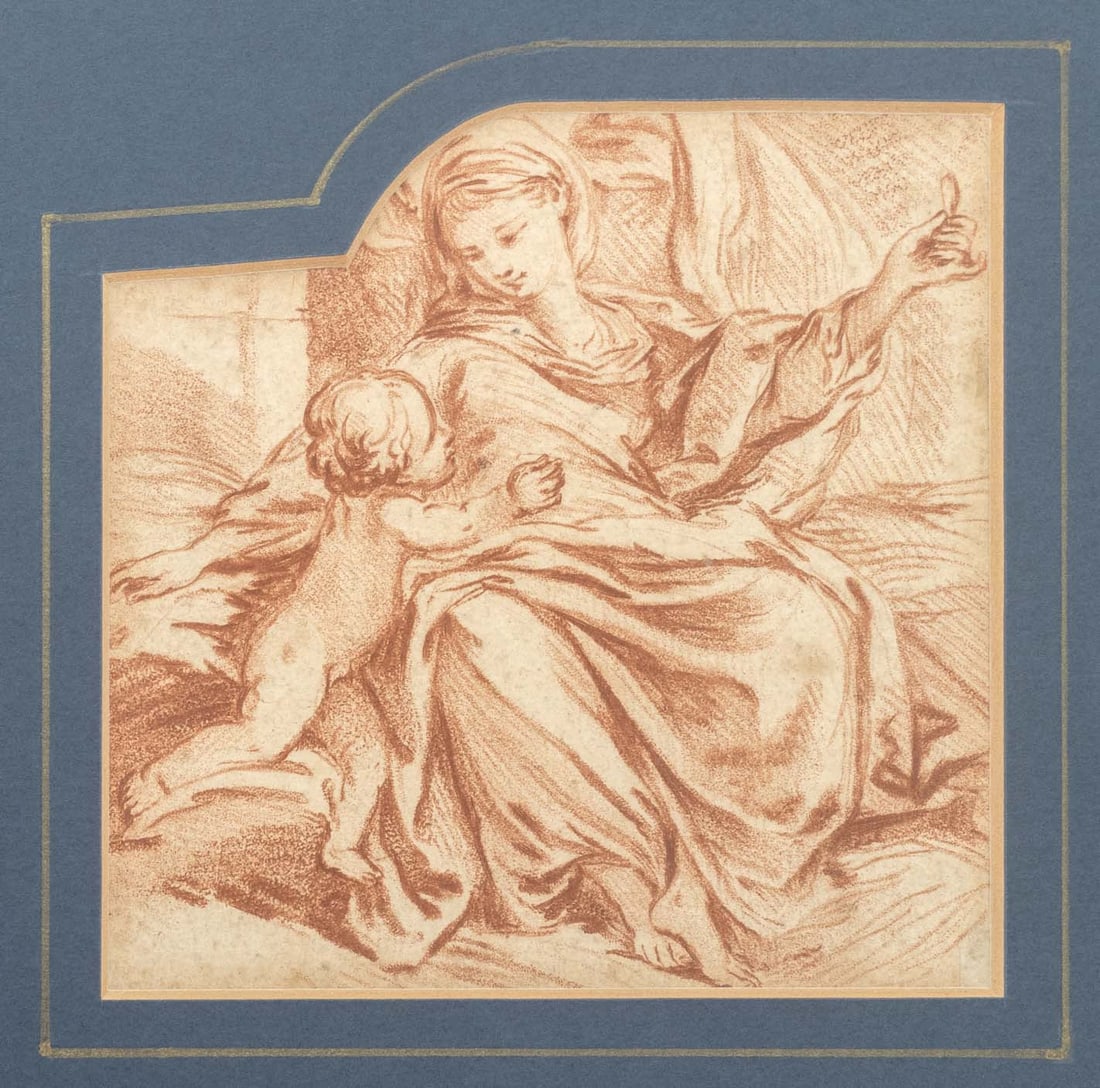 Celestin-Francois Nanteuil Attr. Mother and Child (1 of 6)