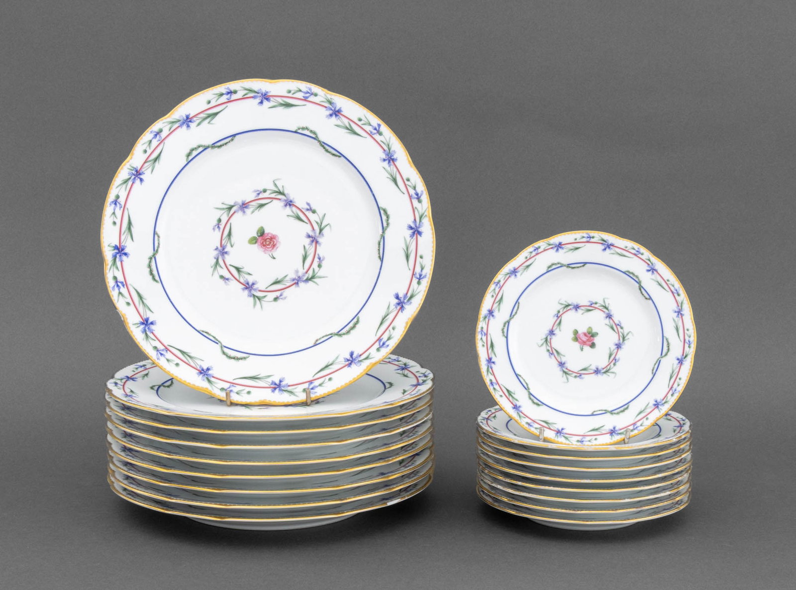 Limoges "Gobelet du Roi" Porcelain Plates, 18 (1 of 7)