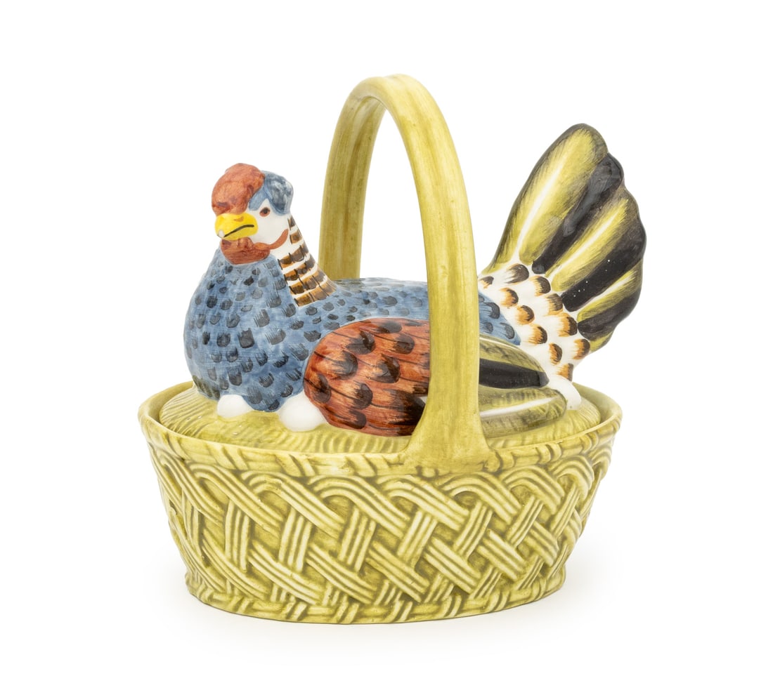 Este for Tiffany & Co. Ceramic Hen Form Basket (1 of 11)