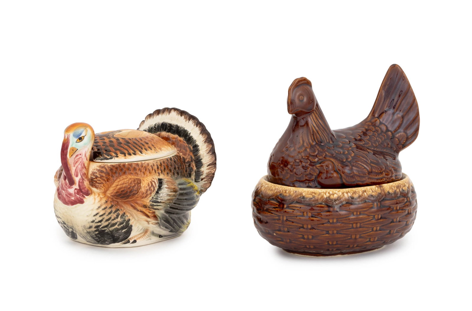 Poultry Form Ceramic Covered Tureens, 2 (1 of 15)