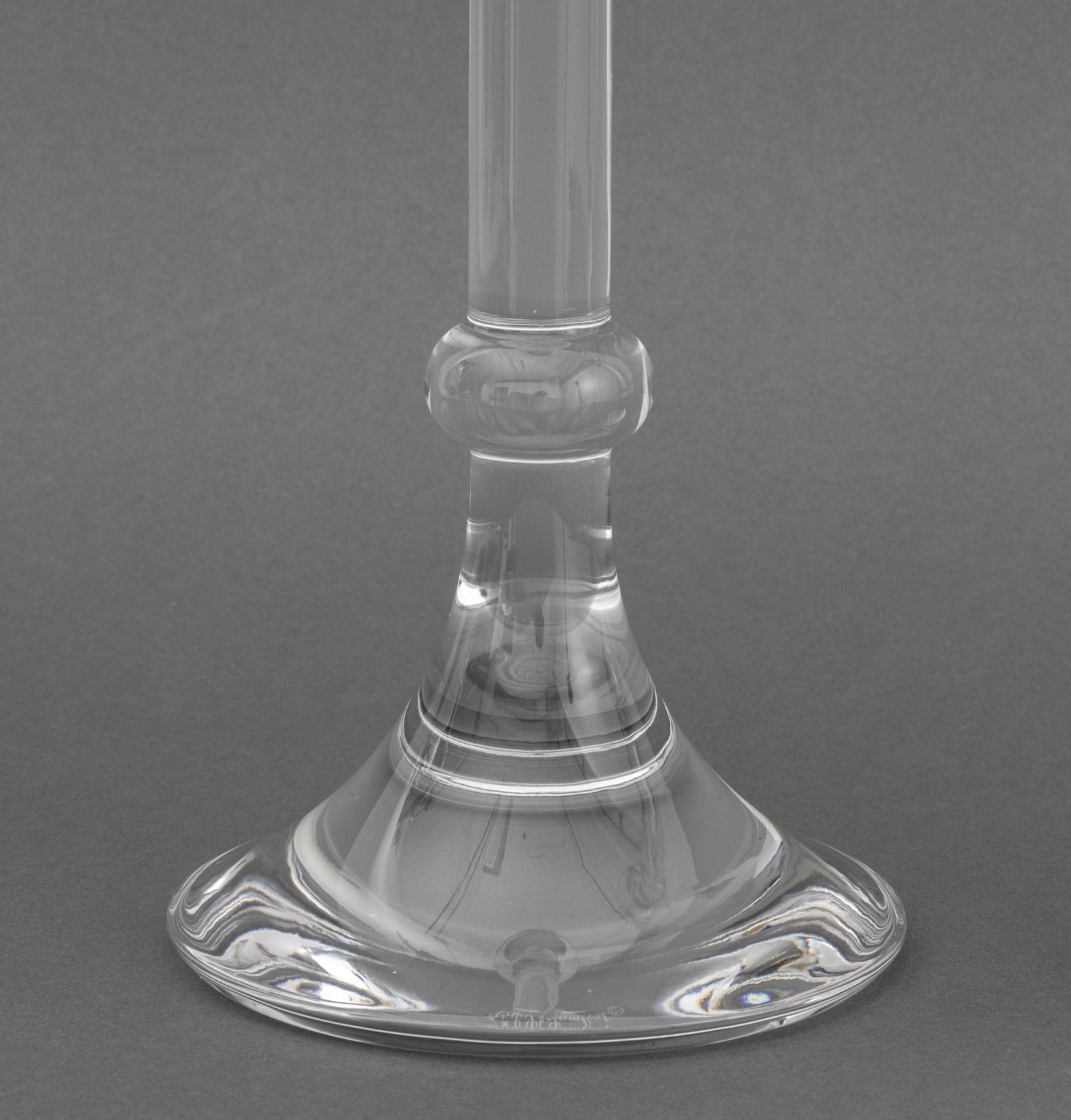 Val St. Lambert Crystal Candlesticks, Pair - 5