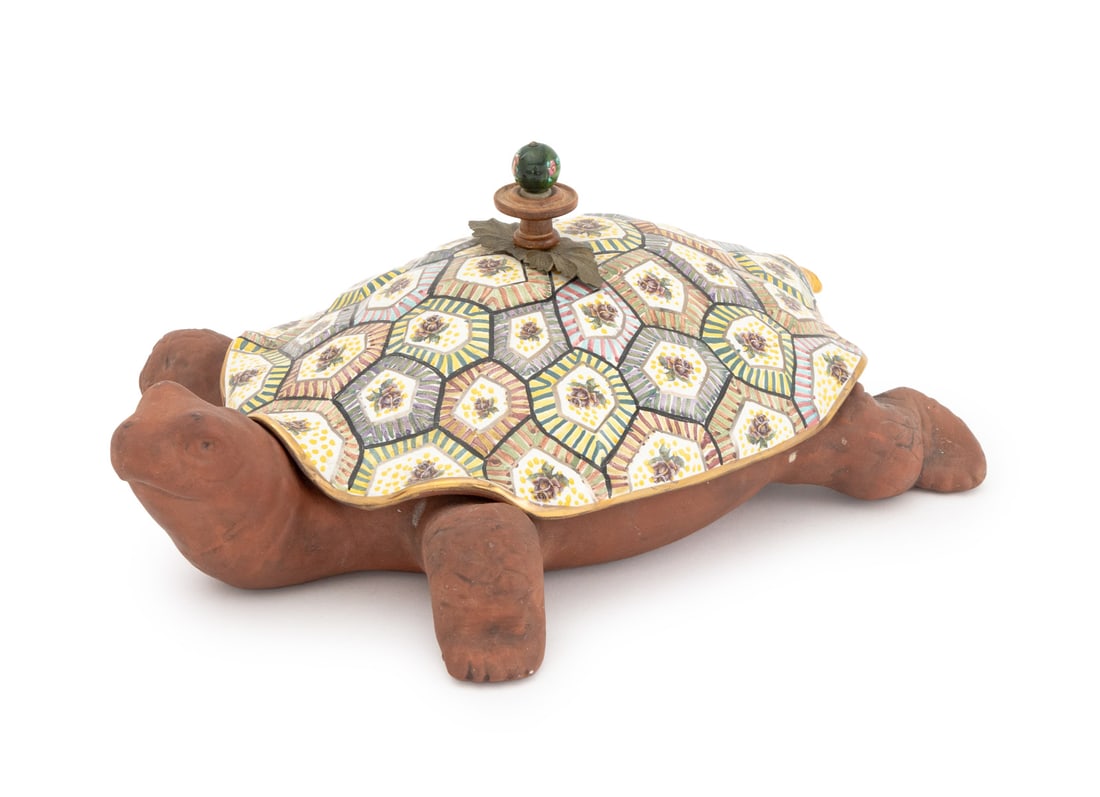 MacKenzie-Childs Turtle Form Covered Tureen (1 of 14)