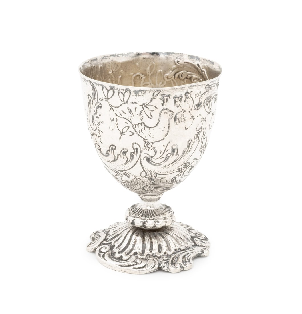 German Silver Footed Liqueur Cup, ca. 1900 (1 of 7)