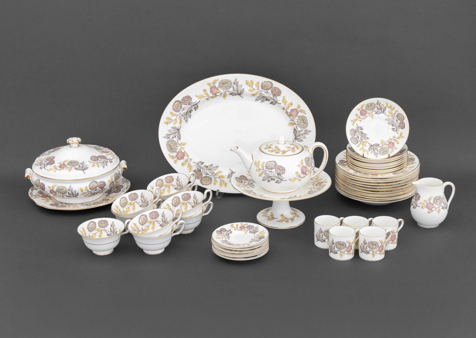 Wedgwood "Lichfield" Part Dinner Service, 47 Pcs. (1 of 20)