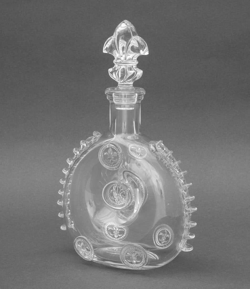 Baccarat Crystal Louis XIII Cognac Decanter: Baccarat Crystal Louis XIII Cognac Decanter, marked "E. Remy Martin & Cie. / Baccarat Crystal / Baccarat France / Liquor Bottle / D2441 / Cognac O.751 France" to underside and etched "D2441" to