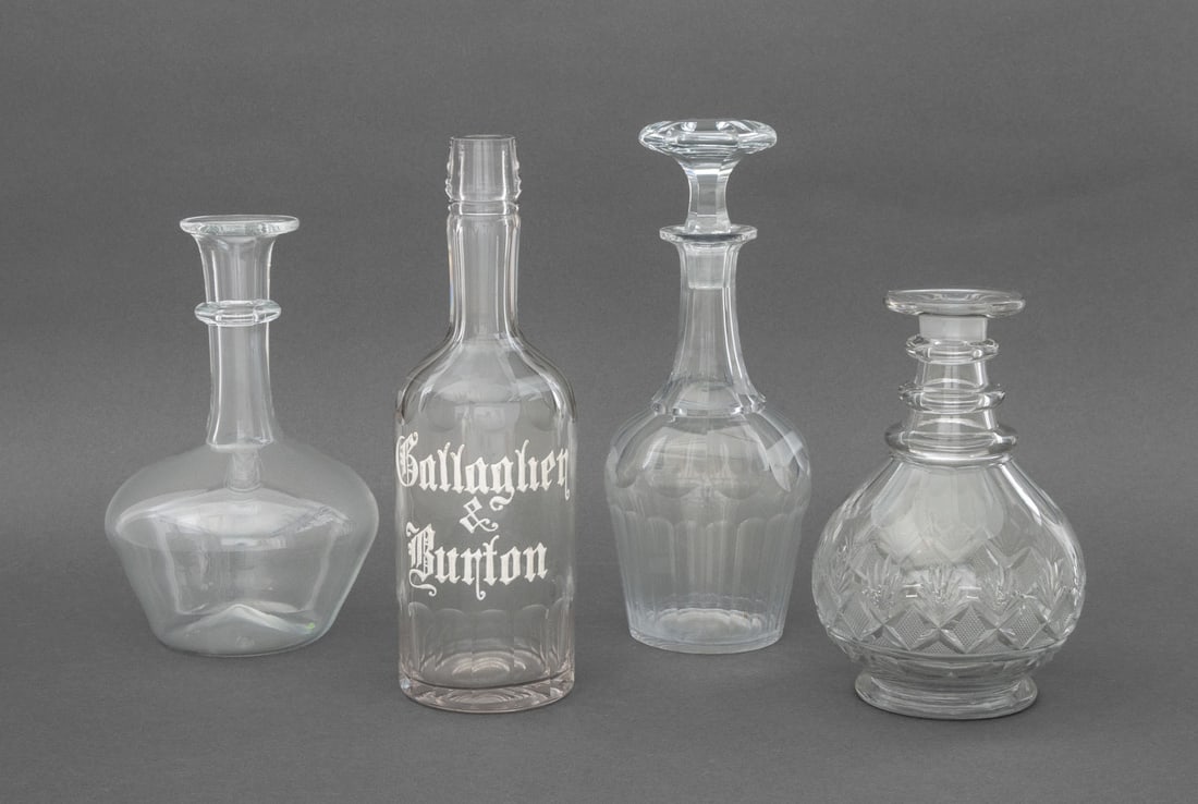 Collection of Cut Crystal Decanters, 4 (1 of 16)