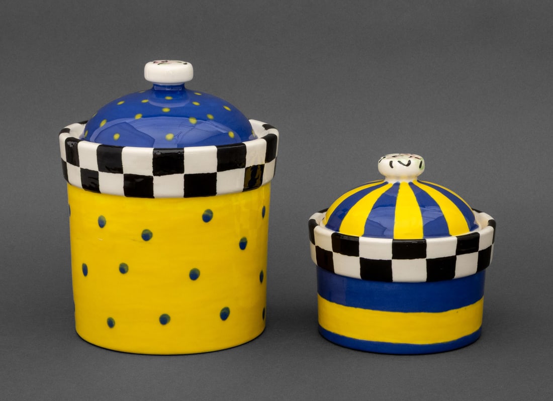American Postmodern Ceramic Tableware, 5 Pcs. - 10