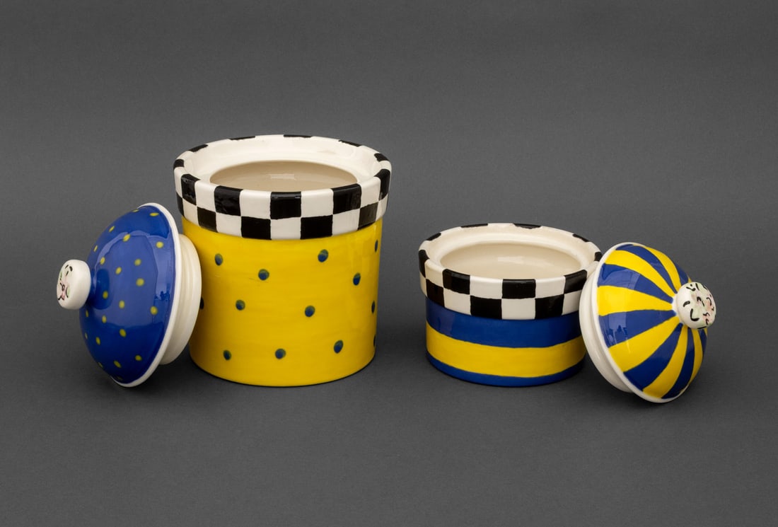 American Postmodern Ceramic Tableware, 5 Pcs. - 11