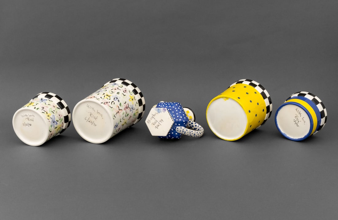 American Postmodern Ceramic Tableware, 5 Pcs. - 16