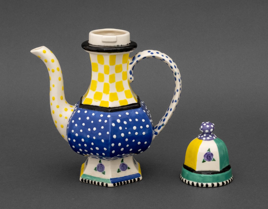 American Postmodern Ceramic Tableware, 5 Pcs. - 5