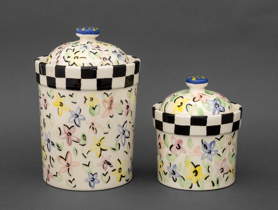 American Postmodern Ceramic Tableware, 5 Pcs. - 6