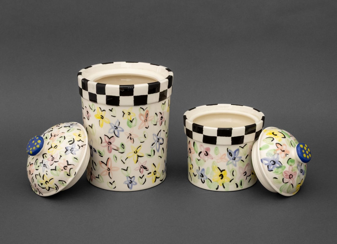 American Postmodern Ceramic Tableware, 5 Pcs. - 7
