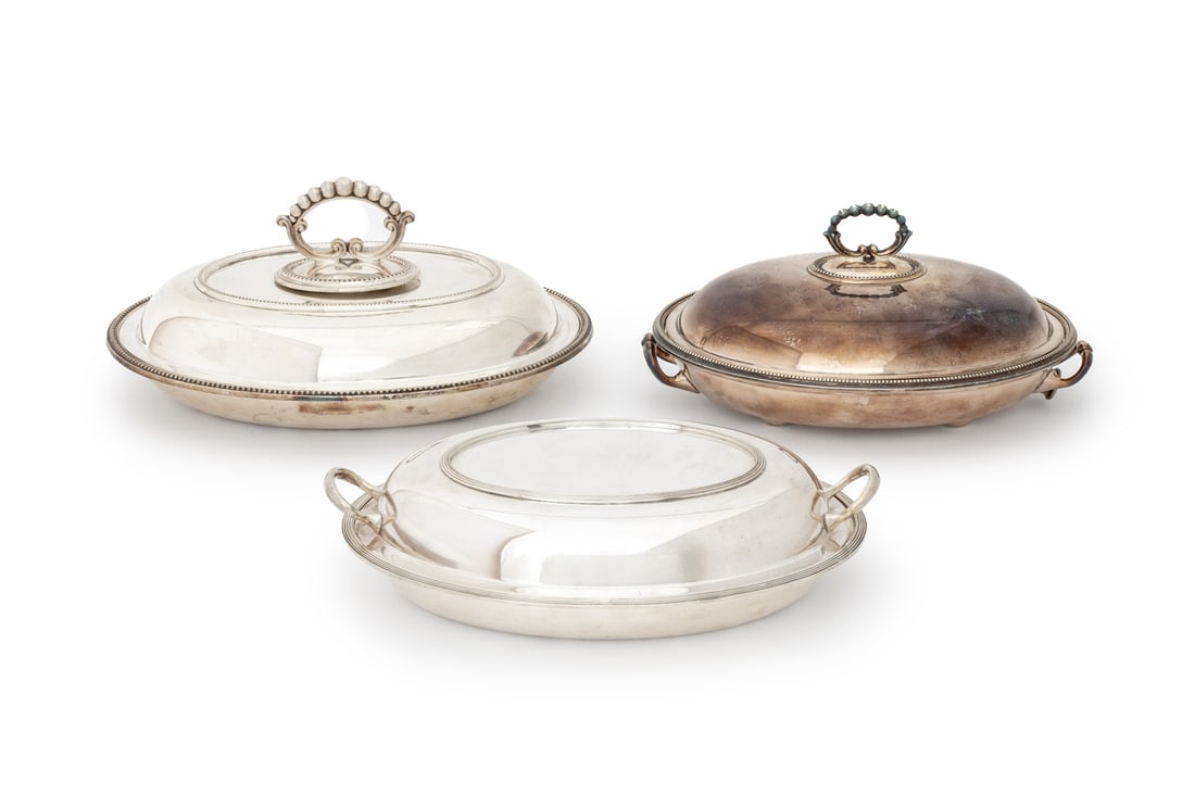 British Silver Plate Covered Dishes, 3 (1 of 17)