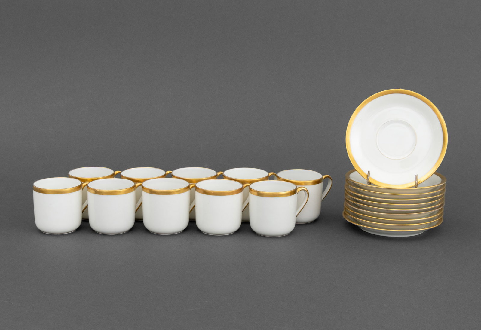 Charles Ahrenfeldt Limoges Demitasse Set for Ten (1 of 9)