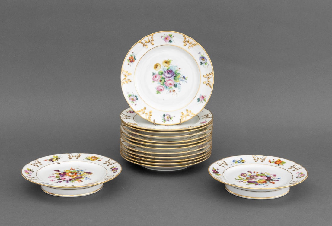 Limoges Porcelain Tableware, 14 Pcs. (1 of 12)