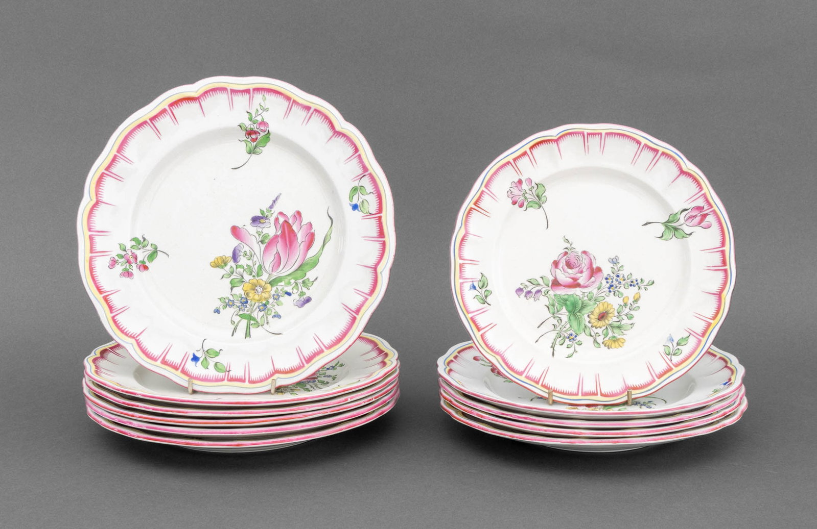 Luneville French Faience Plates, 11 (1 of 11)