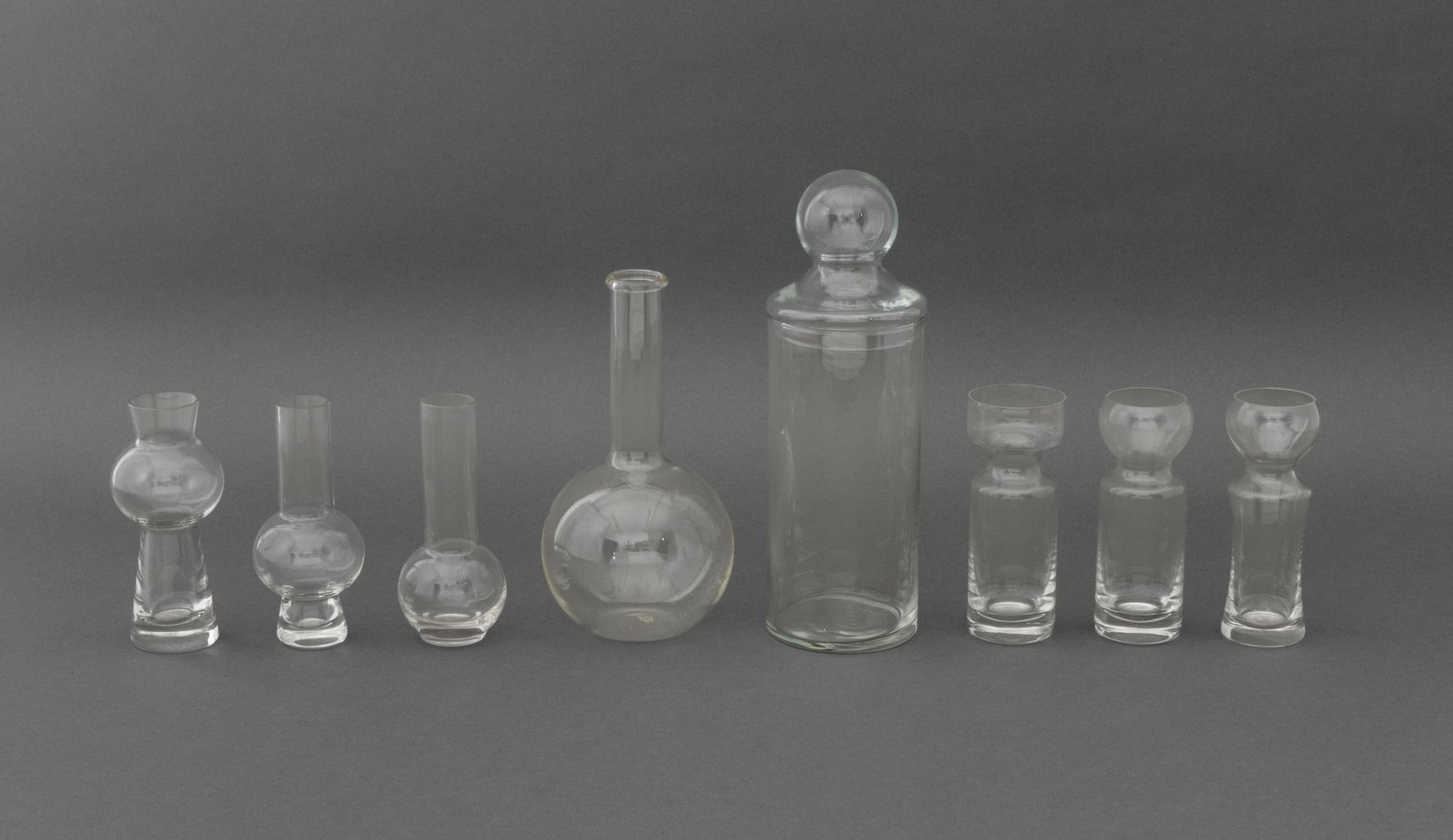 Modern Glass Apothecary Jar and Vases, 8 Pcs. (1 of 6)