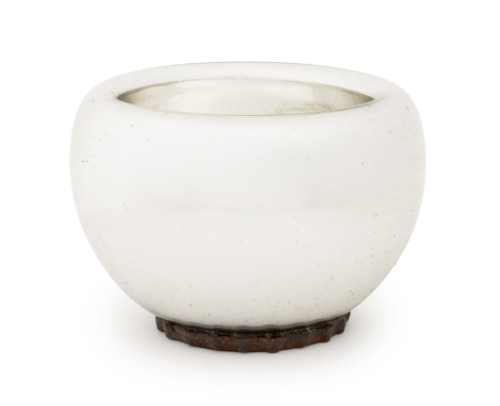 Jan Barboglio Mercury Glass Bowl (1 of 8)