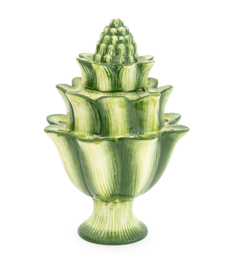 Abigails Artichoke Form Glazed Ceramic Tulipiere (1 of 9)