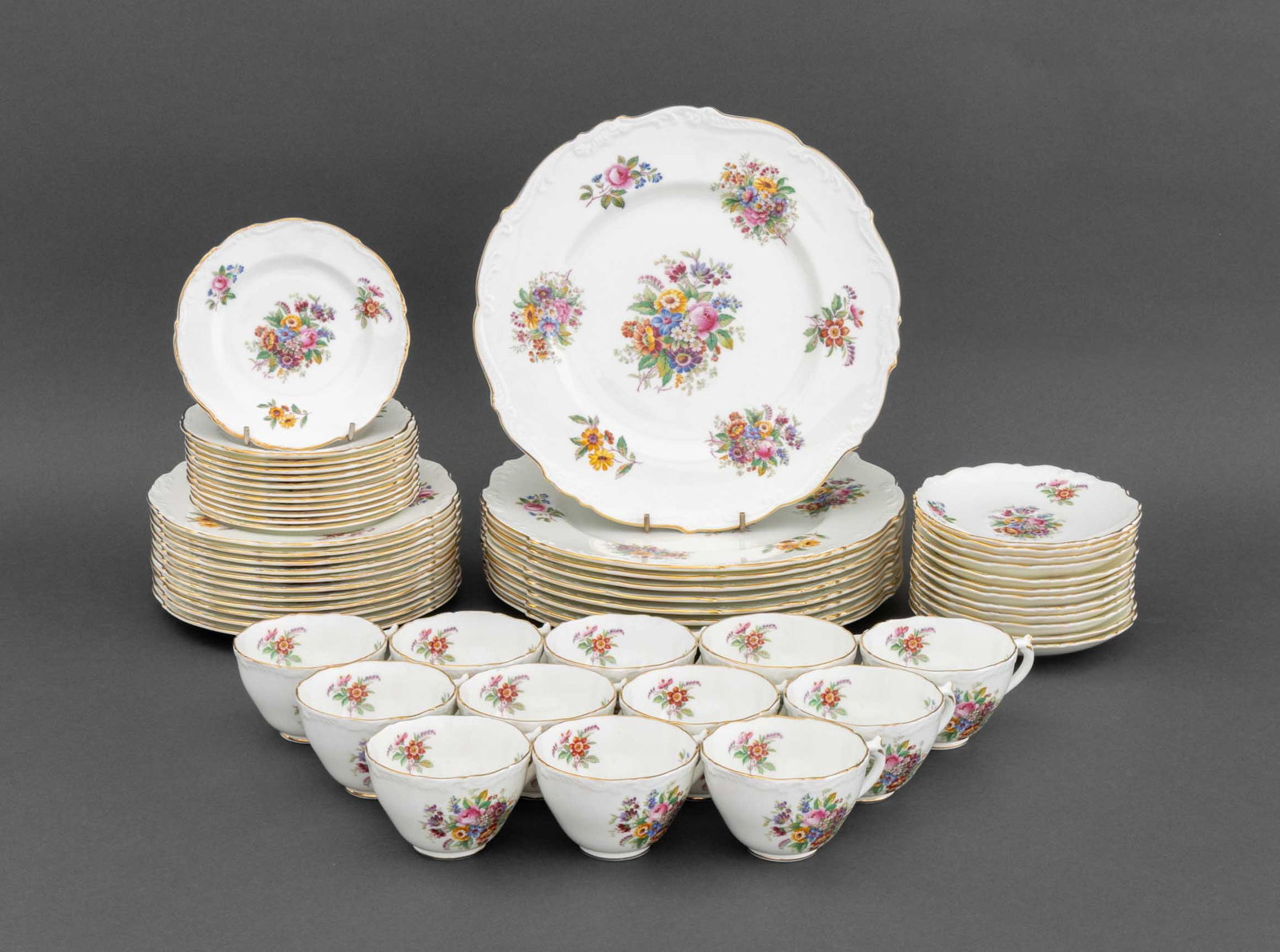 Coalport "Fragrance" Bone China Service, 56 Pcs. (1 of 12)