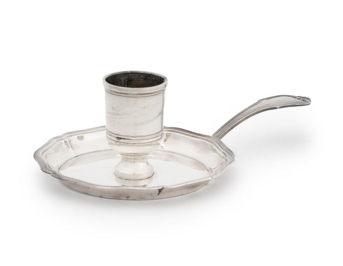 Maison Cardeilhac Silver Plate Chamberstick (1 of 9)