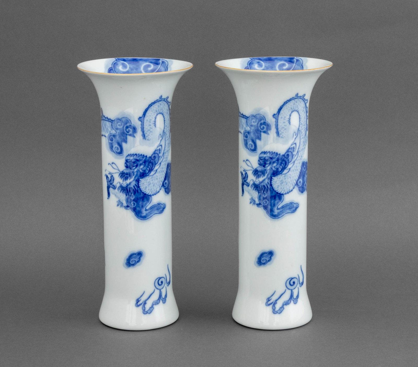 Mottahedeh for Tiffany & Co "Dragon" Vases (1 of 9)