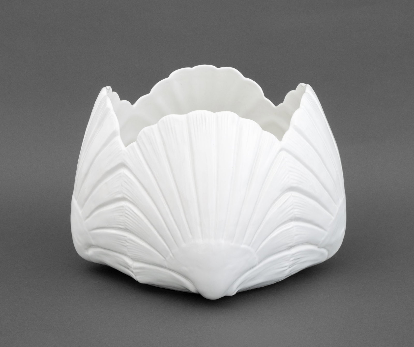 Italian Majolica Clamshell Form Jardiniere (1 of 9)