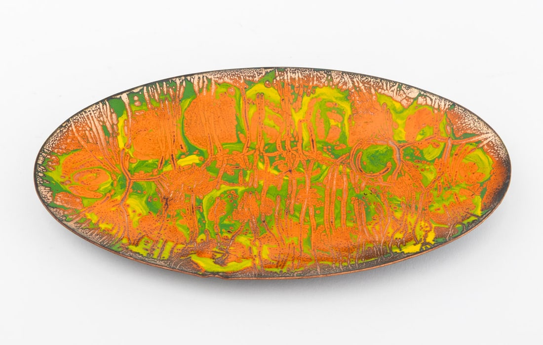 Enameled Copper Tableware, 3 Pcs. - 10