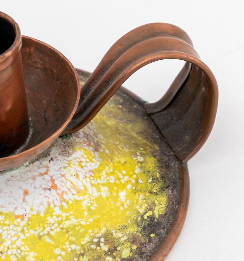 Enameled Copper Tableware, 3 Pcs. - 5