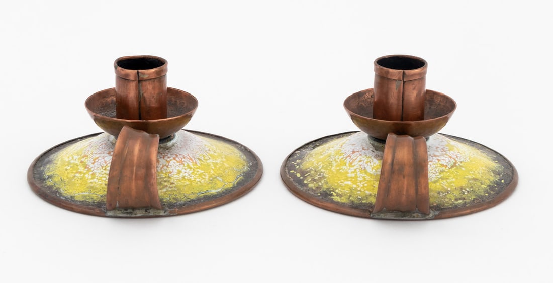 Enameled Copper Tableware, 3 Pcs. - 6