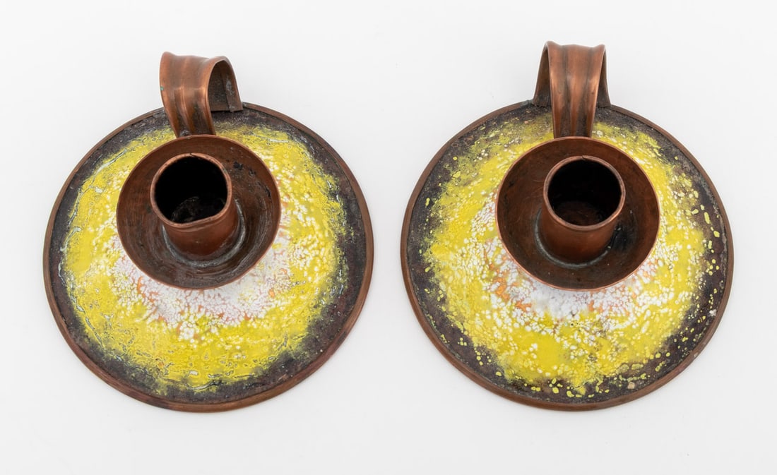 Enameled Copper Tableware, 3 Pcs. - 7