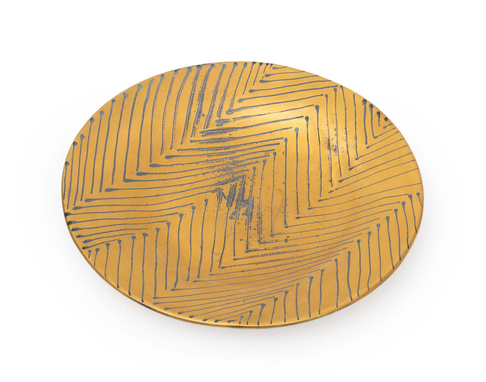 Lyn Evans Gilt Decorated Porcelain Charger (1 of 8)